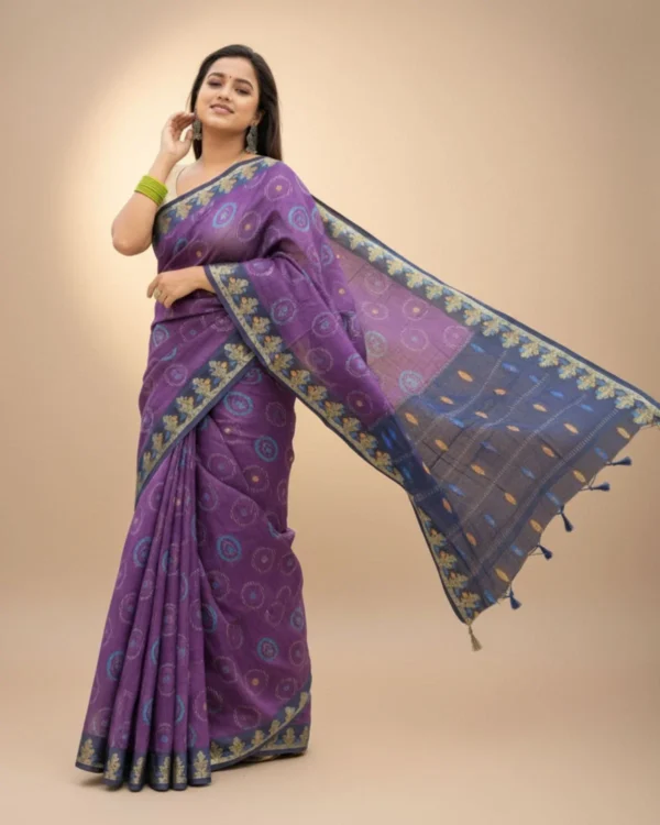 টাংগাইলের তাঁতের শাড়ী (ID: 5079)