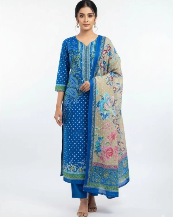 Digital Swiss Lawn Three Piece