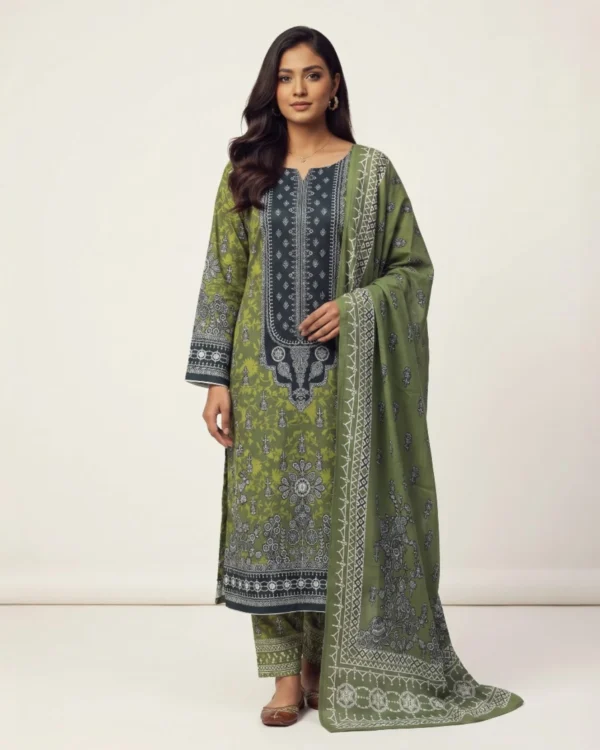 Premium ZUM ZUM Digital Swiss Lawn 3 Piece (ID: 8852)